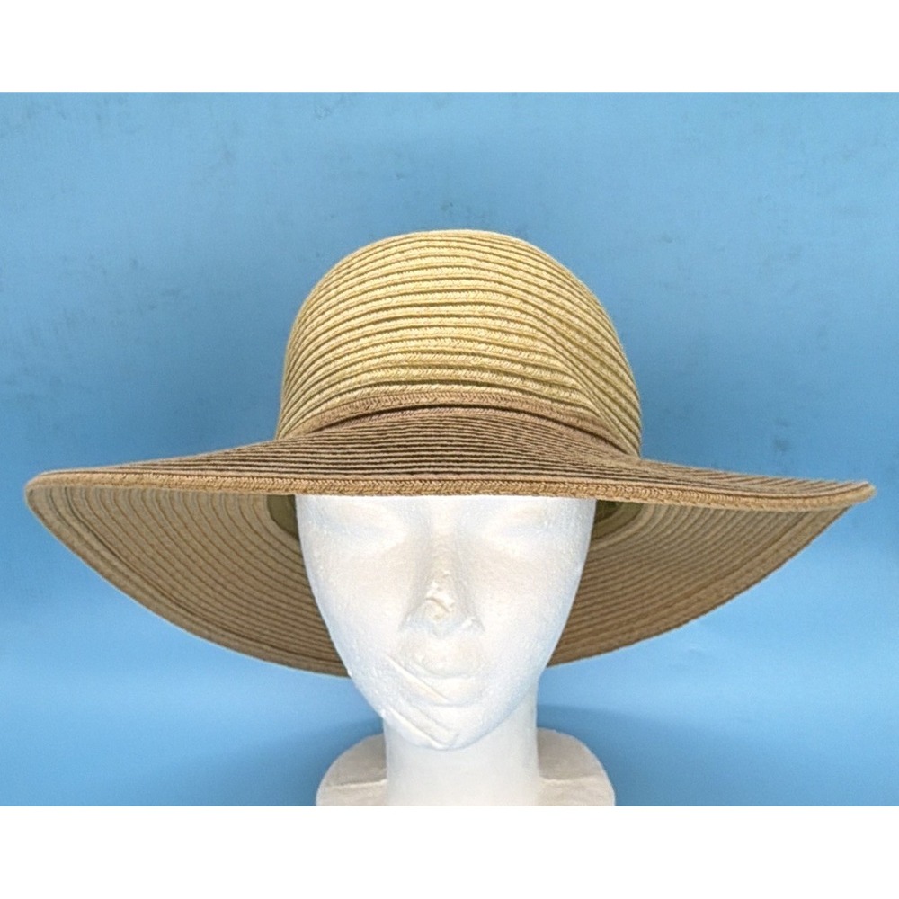 Kooringal Women's Paper Wide Brim Sun Hat UPF 50+ Beige/Tan One Size